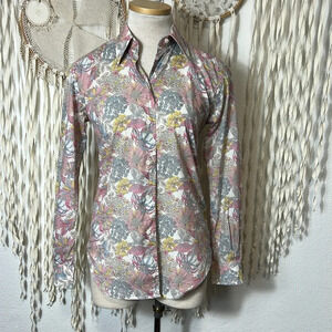 Maus & Hoffman Liberty Fabric Long Sleeve Button Down Shirt Size Small